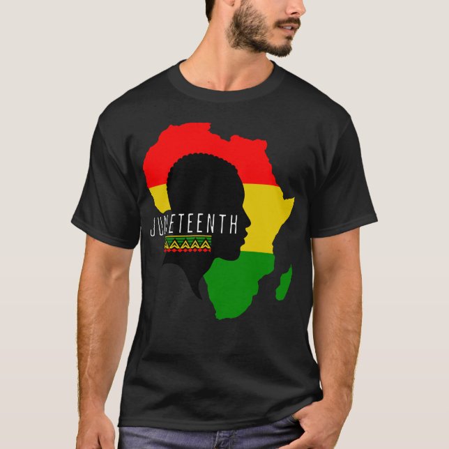 T-shirt 19e Journée de la liberté africaine de l'histoire  (Devant)