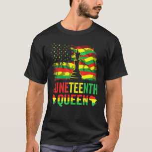 T-shirt 19e Junte Queen African American Girl