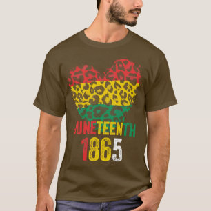 T-shirt 19ème Jeudi 19ème Fier afro-américain Noir 1865