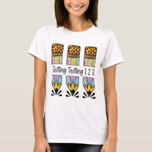 T-shirt 1 2 3 Jour d'essai Chemise Test Jour d'examen ense