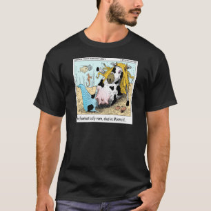 T-shirt 1/2 Vache 1/2 Sirène Moomaid Drôle