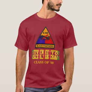 T-shirt 1/69th Université d'armure de chemise du Vietnam