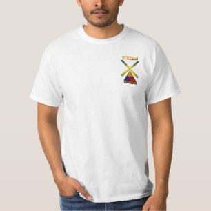 T-shirt 1/77th Chemise d'artilleur de l'armure M48A3