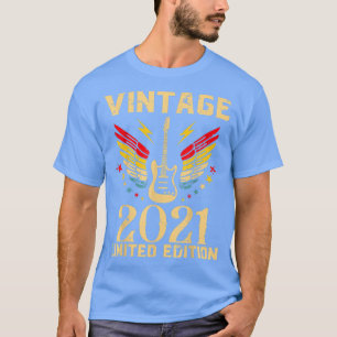 T-shirt 1 An Anniversaire Guitariste Joueur Guitariste 1er