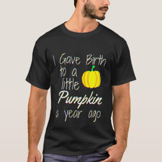 T-shirt 1 an Anniversaire Halloween Citrouille Maman Cadea