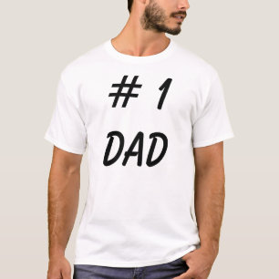 T-shirt # 1 chemise de papa - tee - shirts drôles de père