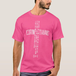 T-SHIRT 1 CORINTHIENS 13:4-5 L'AMOUR EST CETTE CHEMISE