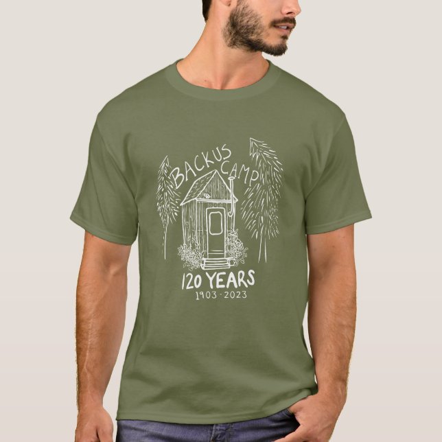 T-shirt 1 couleur Backus Camp (Devant)