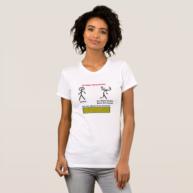 T-shirt 1 de Jen Walsh Armbar (Devant entier)