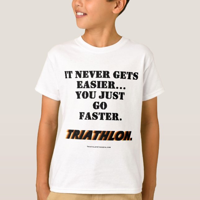 T-shirt 1 de triathlon (Devant)