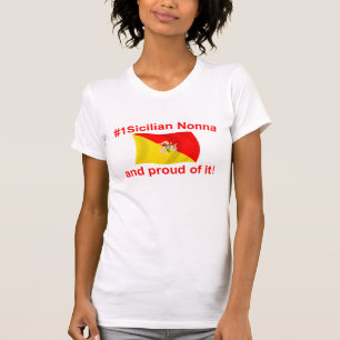 T-shirt #1 fier Nonna sicilien