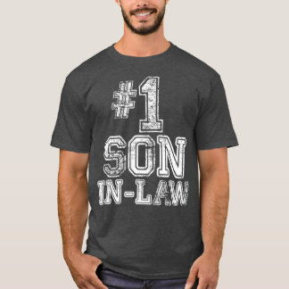 T-shirt 1 Fils en droit Numéro Un cadeau sportif