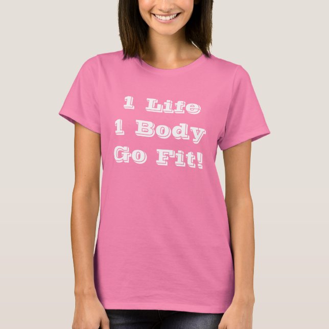 T-shirt 1 Life1 BodyGo Fit ! (Devant)