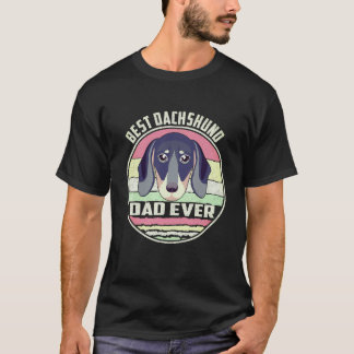 T-shirt 1 Meilleur Papa de Dachshund Ever