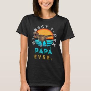 T-shirt 1 Meilleur Rex Papá jamais Coucher de soleil Dinos