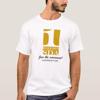 T-shirt 1 million de chemise de sda