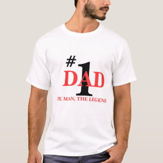 T-SHIRT #, 1, PAPA, L'HOMME, LA LÉGENDE