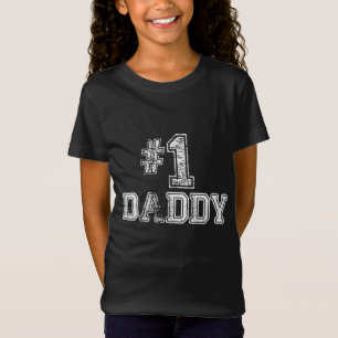 T-Shirt 1 papa papa - Numéro Un cadeau de Fête des pères