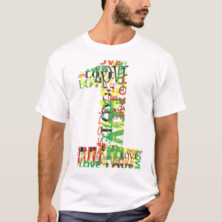 T-shirt 1 pièce en t d'amour