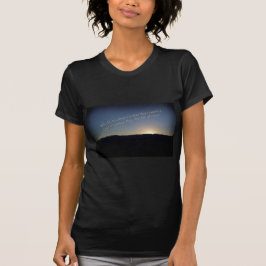 T-shirt 1 Samuel 15:22 Coucher de soleil Bordure noire