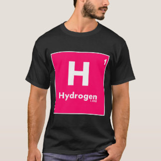 T-shirt 1 Tableau de l'hydrogène | des éléments périodique