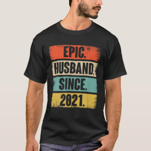 T-shirt 1E Cadeau Aniversaire Mariage Pour Lui Épique Mari
