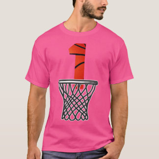 T-shirt 1Er Anniversaire Basketball Enfants 1 An B Day