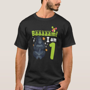T-shirt 1er Anniversaire Gorilla Thématique Anniversaire 1