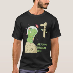 T-shirt 1Er Anniversaire, Un An, Astronaut T Rex Dino D