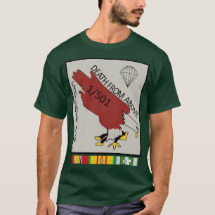 T-shirt 1er Bataillon 501e Régiment d'infanterie de parach