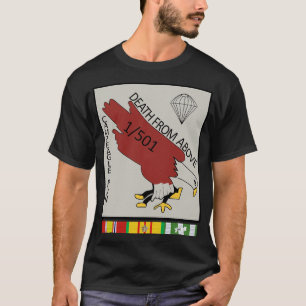T-shirt 1er Bataillon 501e Régiment d'infanterie de parach