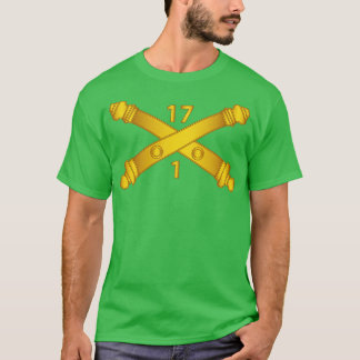 T-shirt 1er Bn 17e régiment d'artillerie de campagne wo Tx