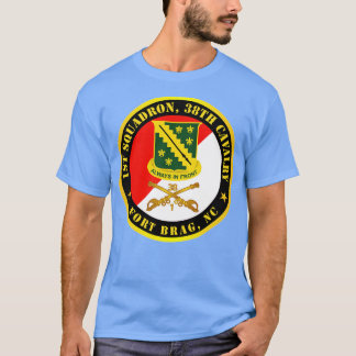 T-shirt 1er Escadron 38e Cavalry Fort Bragg NC w DUI Cav
