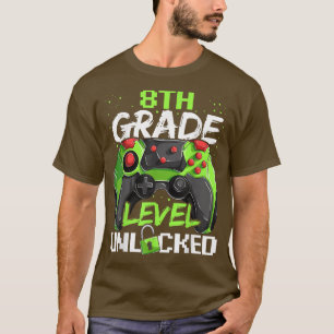 T-shirt 1er Jour De Huitième Niveau Déverrouillé, Retour À