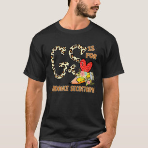 T-shirt 1er jour de la secrétaire d'orientation scolaire L