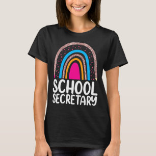 T-shirt 1Er Jour De Secrétaire D'École Retour À L'École Ai