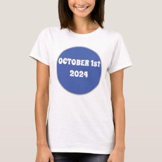 T-shirt 1er octobre 2024