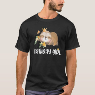 T-shirt 1er Premier Anniversaire de Paresseux Famille Anni