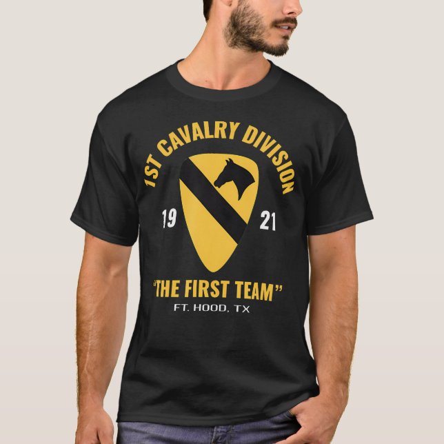T-shirt 1Er Scouts De Cavalerie La Première Équipe (Devant)