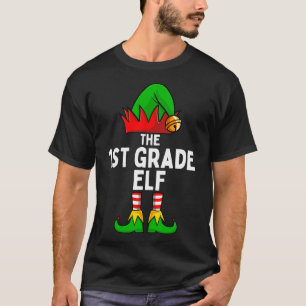 T-shirt 1ère année Elf Matching Famille Noël