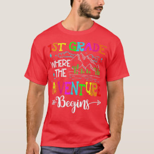 T-shirt 1ère année où l'aventure commence le premier jour 