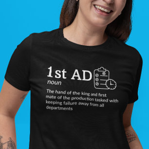 T-shirt 1ère définition AD mode foncé - Directeur adjoint
