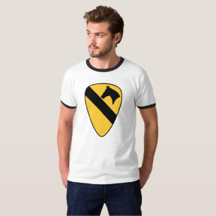 T-shirt 1ère division de cavalerie Patch Patriotic