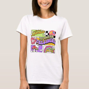 T-shirt 1ère femme Président Kamala Harris Preppy Aesthéti