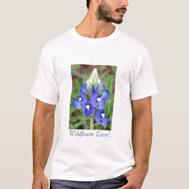 T-shirt 1flowers1, amant de fleur sauvage ! (Devant)