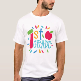 T-shirt 1re année 1ère journée d'école 1ère année Enseigna