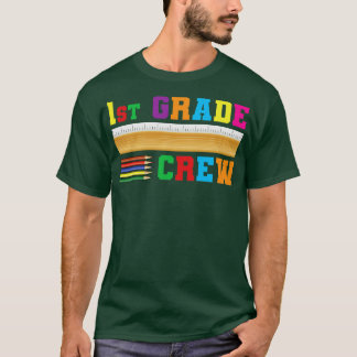 T-shirt 1re année d'équipage 1er jour de l'école