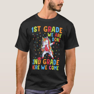 T-shirt 1re année nous avons terminé 2e année nous voilà
