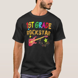 T-shirt 1re année Rockstar Première guitare électrique ret