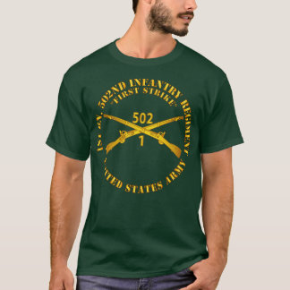 T-shirt 1re Bn 502e Infanterie du régiment d'infanterie Pr